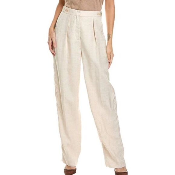 Stella McCartney Katlyn Linen Blend Trousers - Picture 1 of 11
